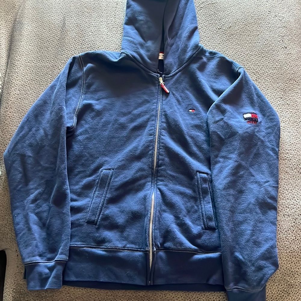 Vintage Tommy Hilfiger zip-up hoodie